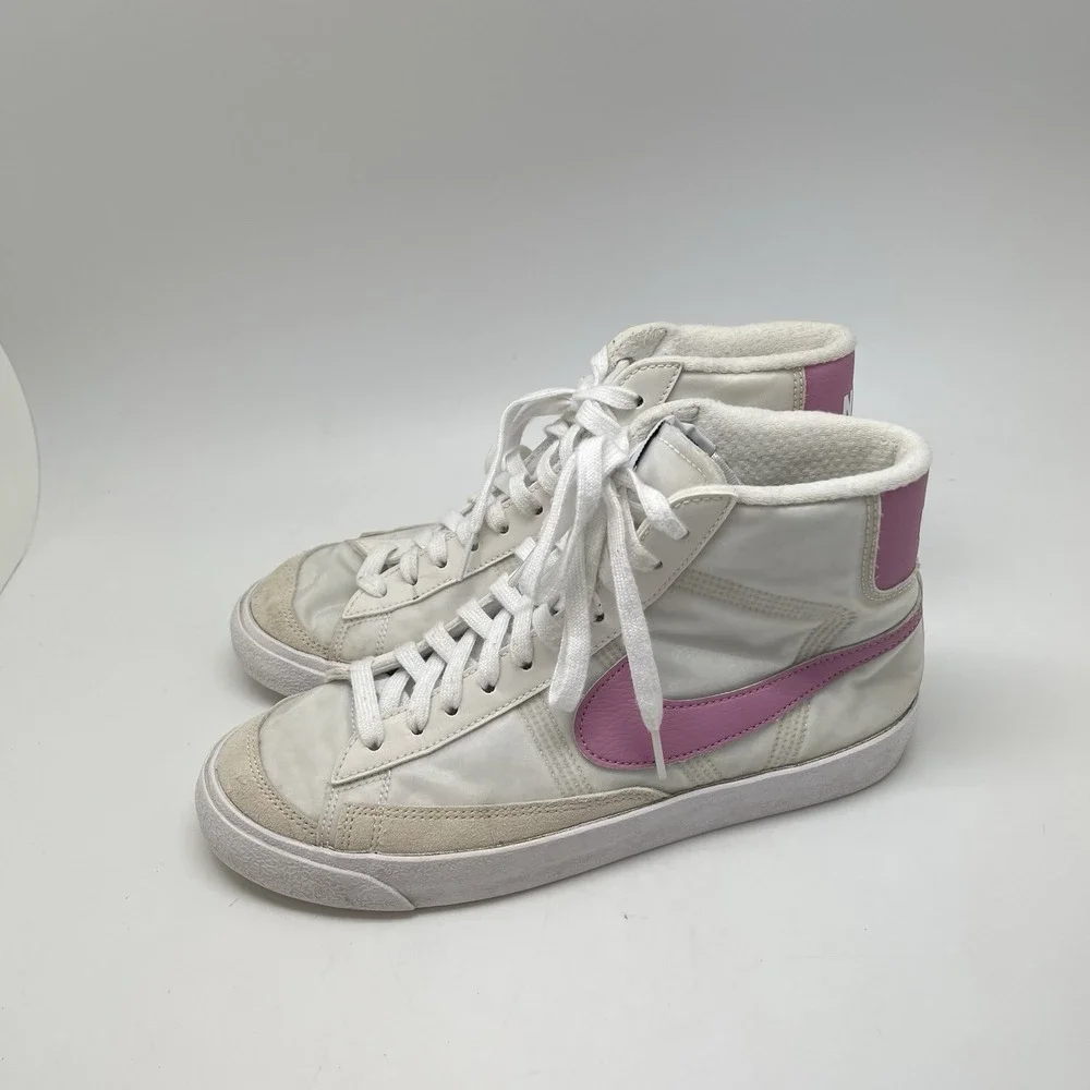 Nike Sneakers Mens 7 Womens 8.5 Blazer Mid 77 DN4115-991‎ White Casual Gym Shoes